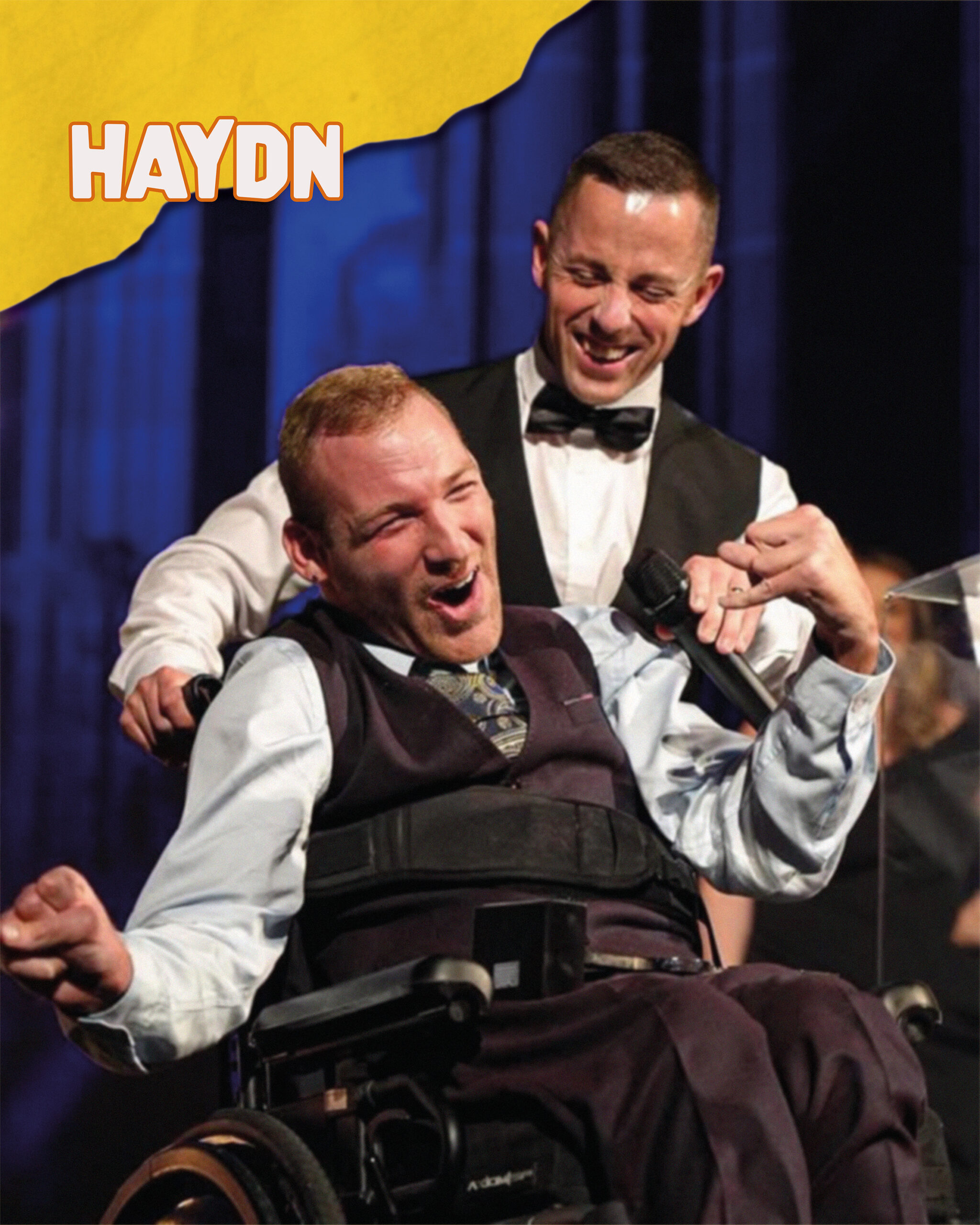 Haydn, one of Freedom One Life's Race Across Europe