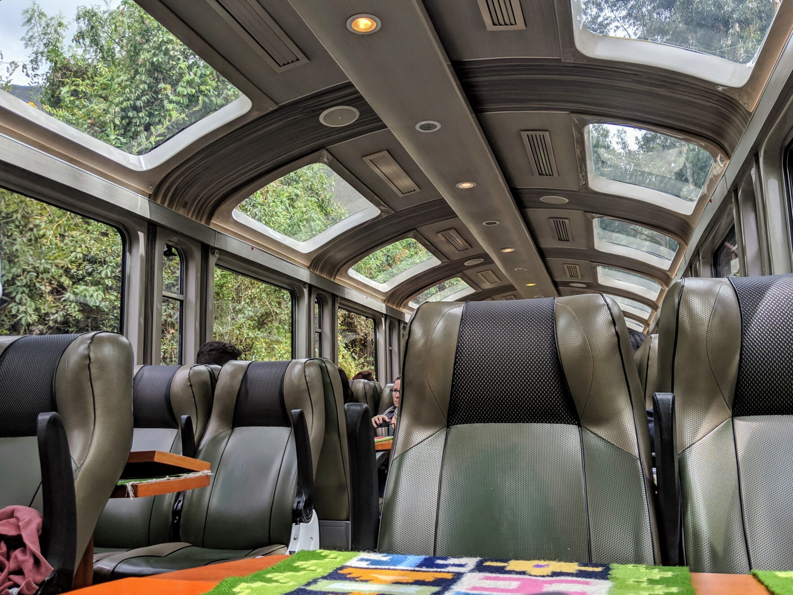 Taking a trip on the Vistadome train