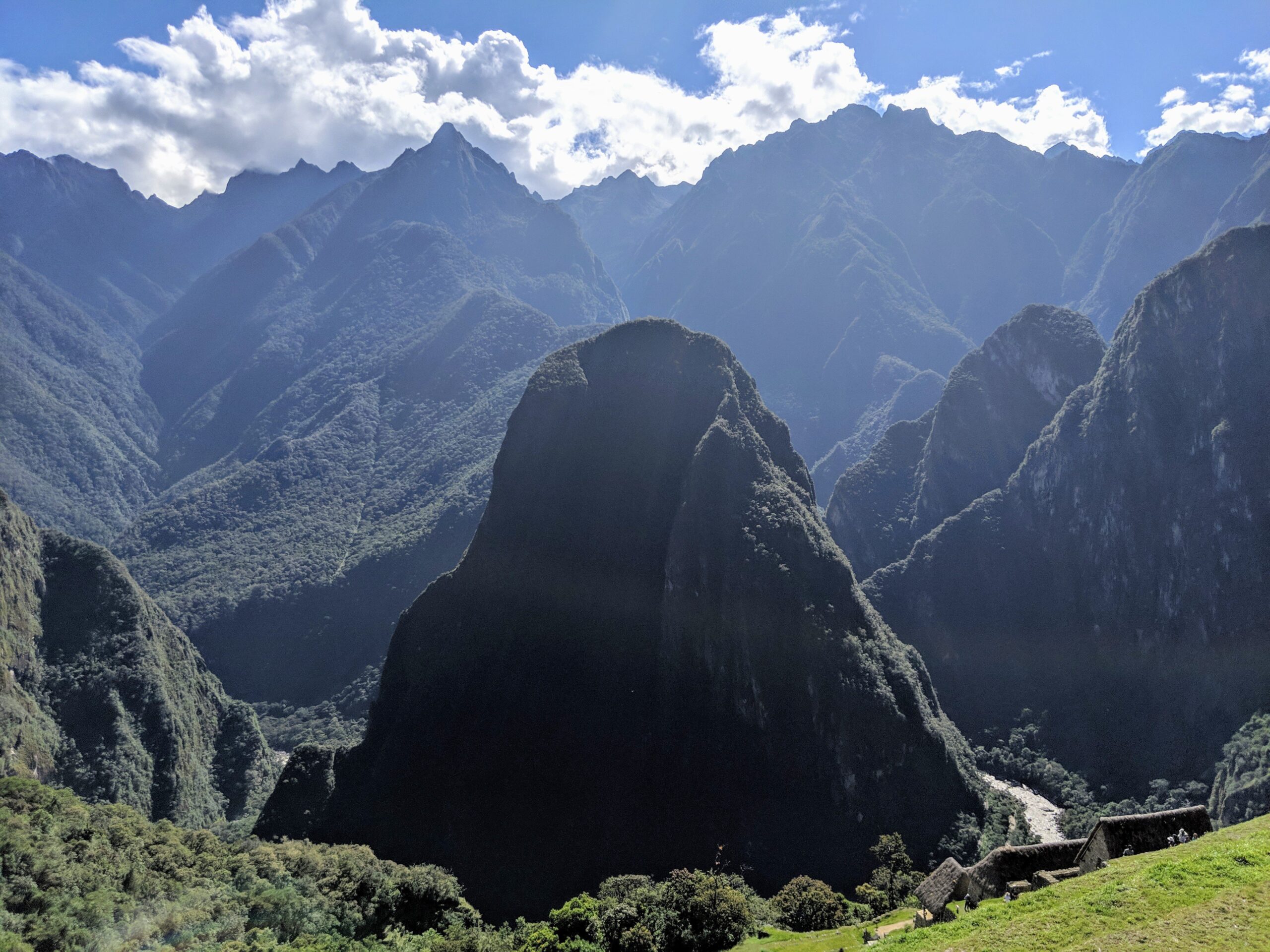 Mountains surrounding Machu Picchu