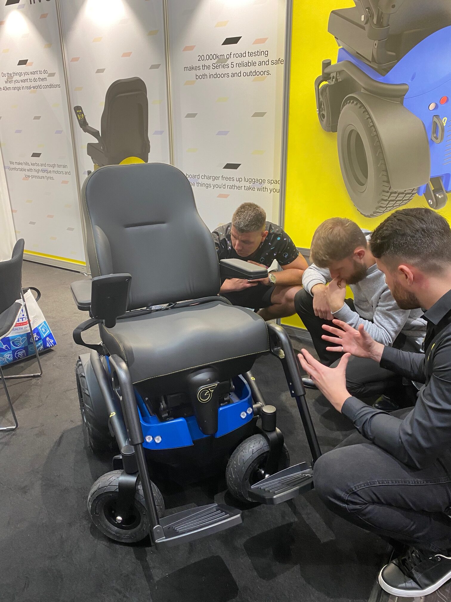 Discussing the product