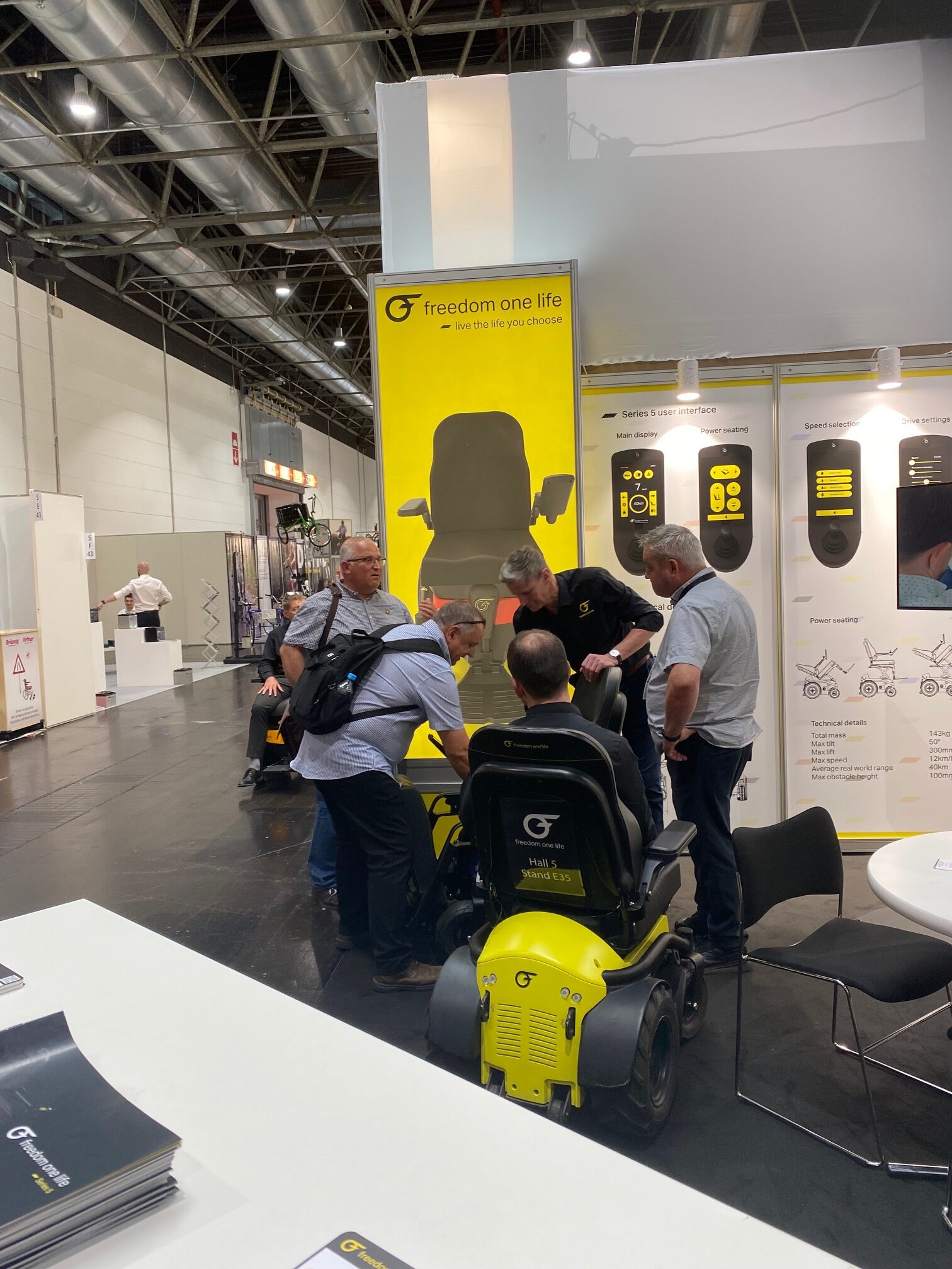 Albert discussing the product in detail