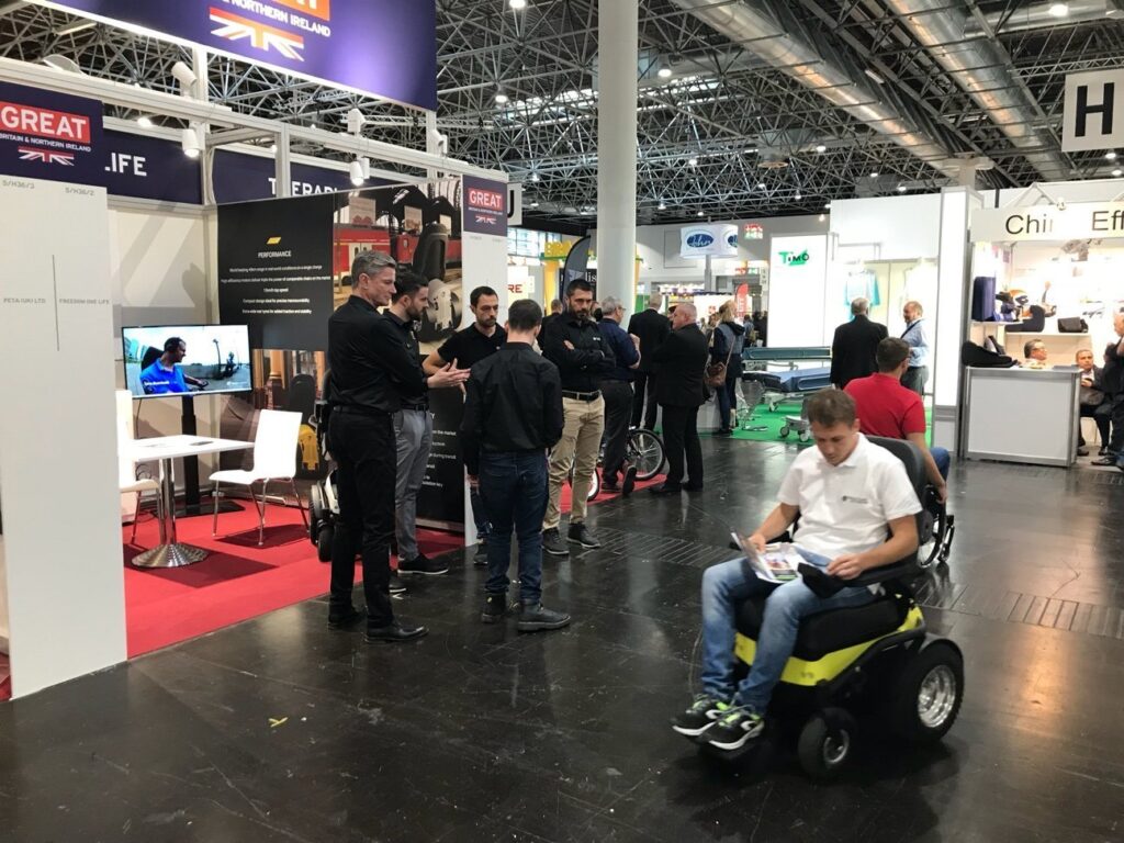 The Series 5 gets tested by users at the largest mobility event in Europe. Yellow chair